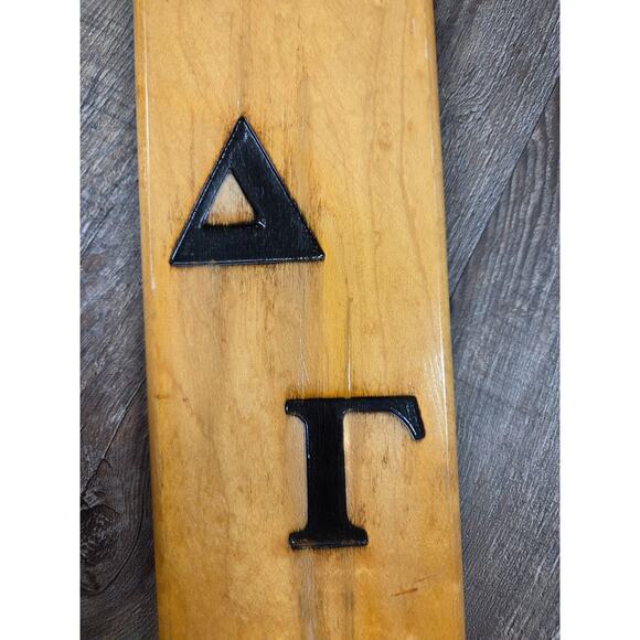 Vintage 1955 Indiana University Theta Xi Wooden Fraternity Paddle C.B. Dyer 22" - Picture 6 of 7